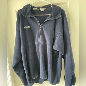 Columbia Men's Blue Fleece Half Zip